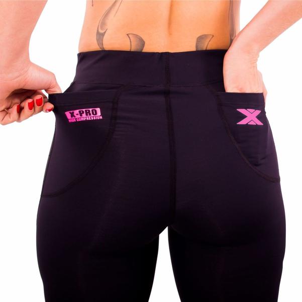 Imagem de Calça de ciclismo triathlon fitness esportiva running fem - dx-3