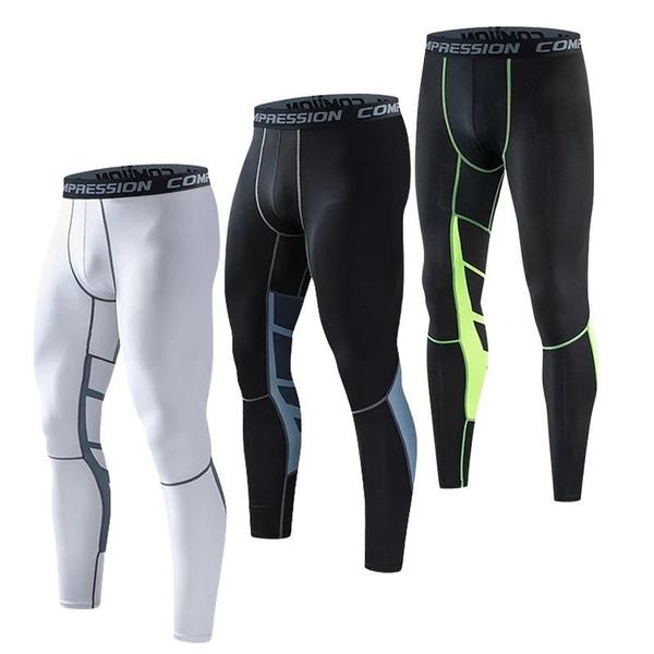 Imagem de Calça Esportiva Masculina Fitness - Leggings de Compressão para Corrida e Yoga