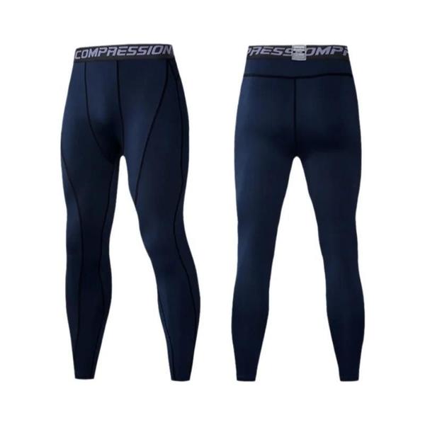 Imagem de Calça Esportiva Masculina Fitness - Leggings de Compressão para Corrida e Yoga