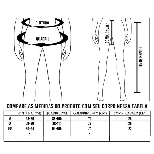 Imagem de Calça Feminina Corsário Helanca Capri Lisa Elástico Senhora