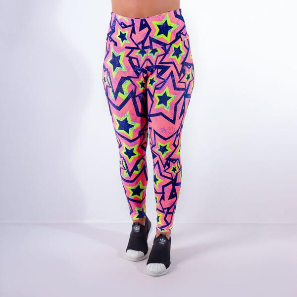 Calça Feminina Fitness Estampada - Fitmoda Imagem de Calça Feminina Fitness Estampada
