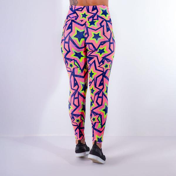 Calça Feminina Fitness Estampada - Fitmoda Imagem de Calça Feminina Fitness Estampada