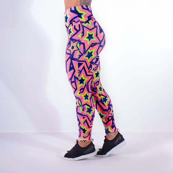 Calça Feminina Fitness Estampada - Fitmoda Imagem de Calça Feminina Fitness Estampada