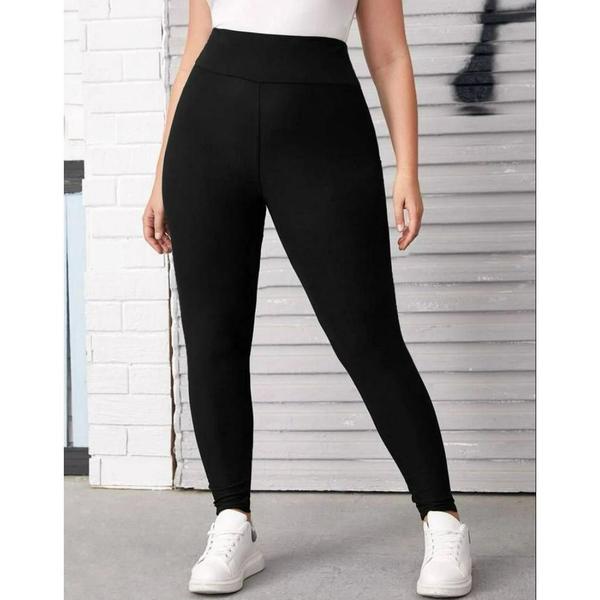 Imagem de Calça feminina legging confortável poliamida modelo fashion