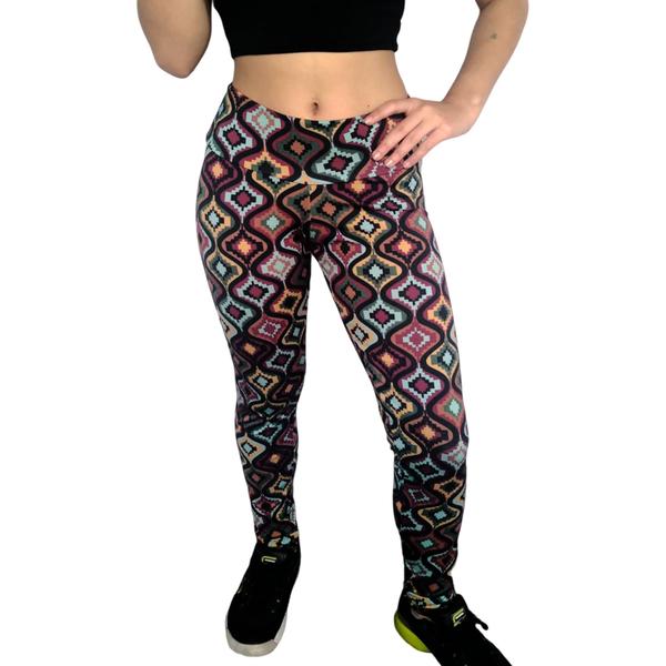 Imagem de Calça Feminina Legging Cós Estampas Sortidas Suplex Pp ao Plus Size