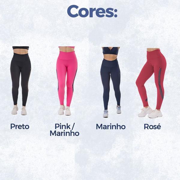 Imagem de Calça Feminina Legging Leg Fitness Fit Esportiva Sport Para Academia Corrida Dança