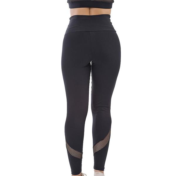 Imagem de Calça Feminina Legging Leg Fitness Fit Esportiva Sport Para Academia Tamanhos Plus EG1 Ao EG3