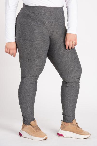 Imagem de Calça Feminina Legging Plus Size Malha Favo - Serena