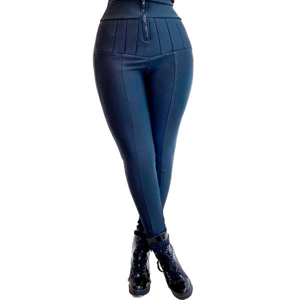 Imagem de Calça Feminina Montaria Levanta Bumbum Chapa Barriga Legging