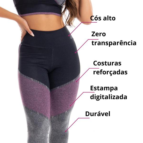 Imagem de Calça Fitness Academia Sublimada Estampada Tarelles - T0575