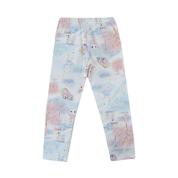 Imagem de Calça Infantil Feminina Lunender Soft Dreams Branca - 66072