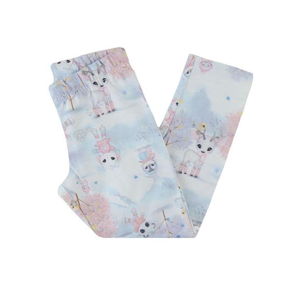 Imagem de Calça Infantil Feminina Lunender Soft Dreams Branca - 66072