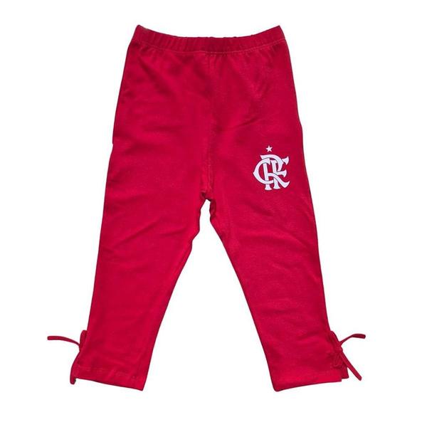 Imagem de Calça Infantil Flamengo Legging Vermelha Oficial