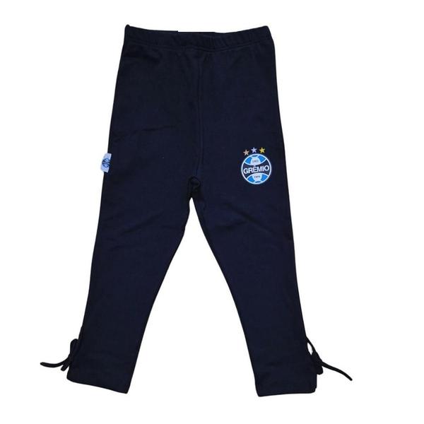 Imagem de Calça Infantil Grêmio Legging Preta Oficial