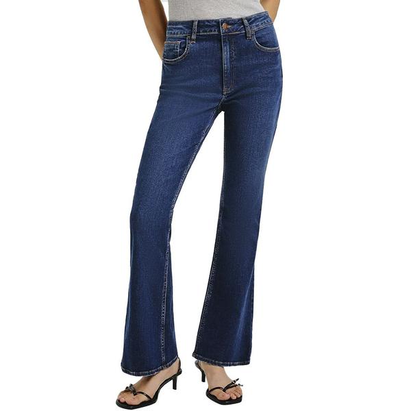 Calça Jeans Flare Petit Cintura Alta Feminina Para Baixinhas