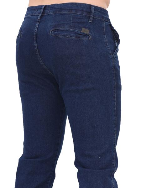 Calça Jeans Masculina Slim Sport Fino Bolso Faca Social Malloy
