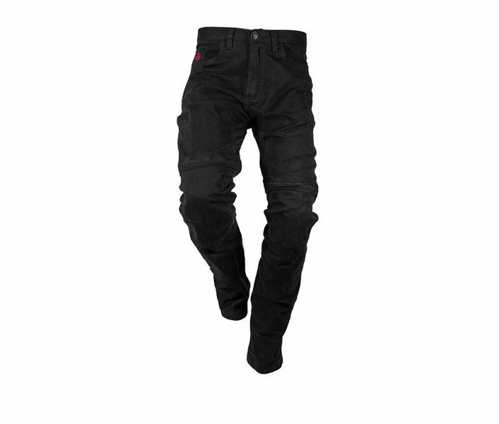 Imagem de Calça Jeans Para Motociclista HLX Racer Confort Masculina Preta - Tam. 48