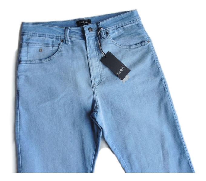 Calça Jeans Pierre Cardin Tradicional Masculina Elastano 420
