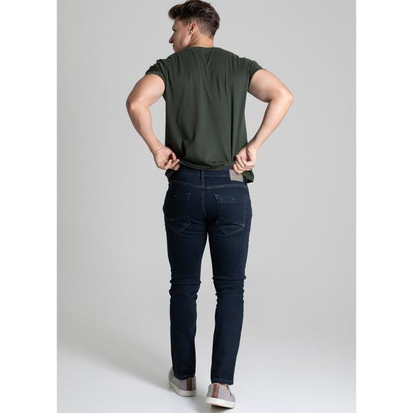 Calças fashion jeans masculina sawary