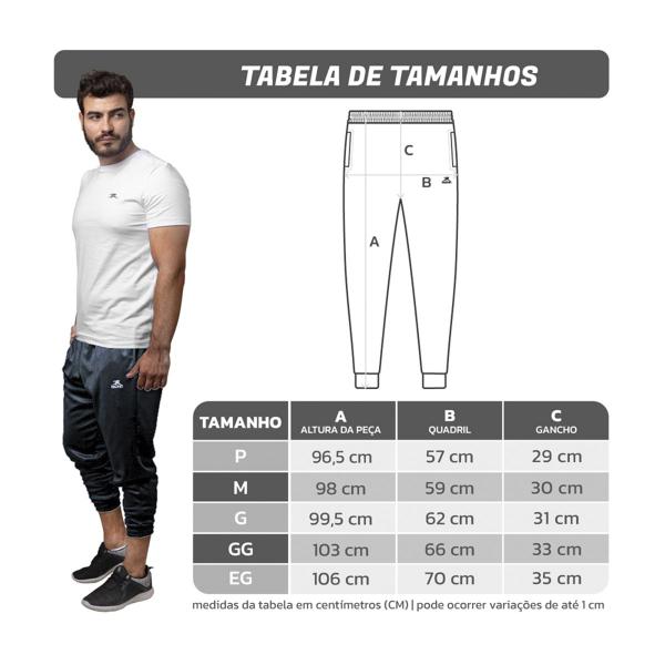 Imagem de Calça Jogger Esportiva Masculina Muvin com Conforto Térmico, Ajustável na Cintura p/ Treino  Futebol