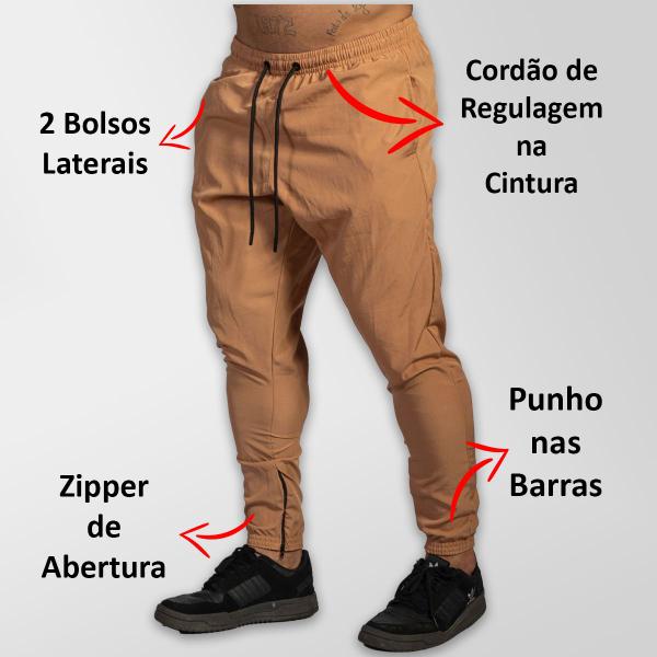 Imagem de Calça Jogger Tactel Masculina Esportiva