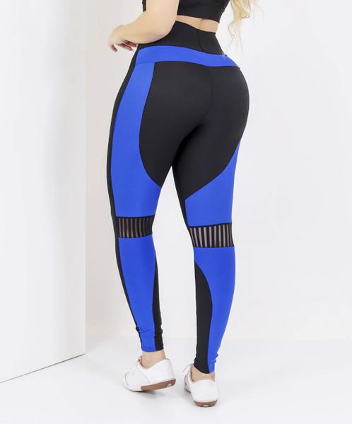 Imagem de Calça Leg Academia Feminina Legging Cintura Alta Moda Fitness  Suplex The Start Telinha Oferta