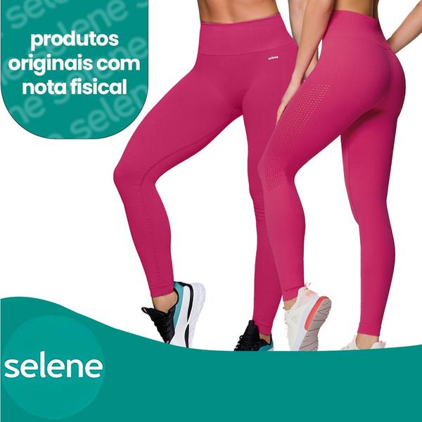 Imagem de Calça Leg Legging Fitness Fit Selene Feminina Sem Costura Esportiva Para Academia