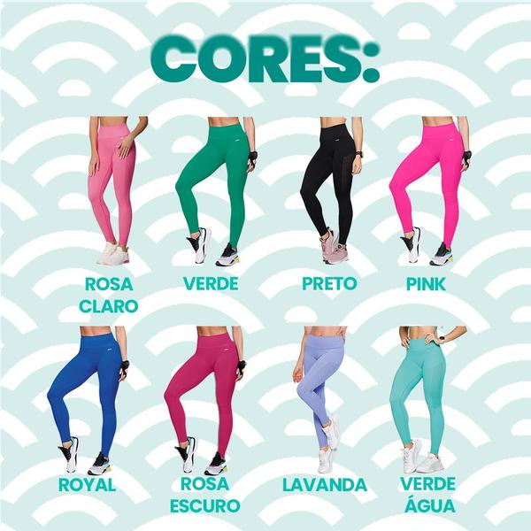 Imagem de Calça Leg Legging Fitness Fit Selene Feminina Sem Costura Esportiva Para Academia