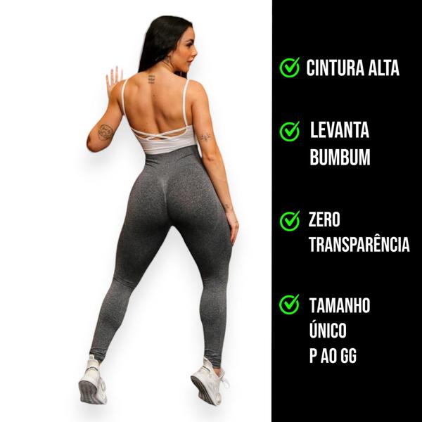 Imagem de Calça Leg Legging LISA  LEVANTA BUMBUM Cintura Alta Fitness Treino Corrida Academia Cores 873