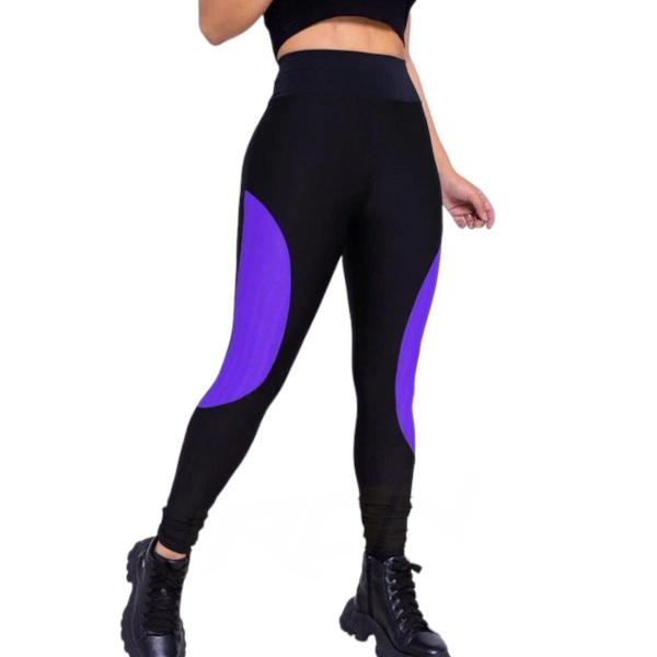 Imagem de Calça Leg Legging REDINHA Cintura Alta Fitness Treino Casual Corrida Academia Cores 654