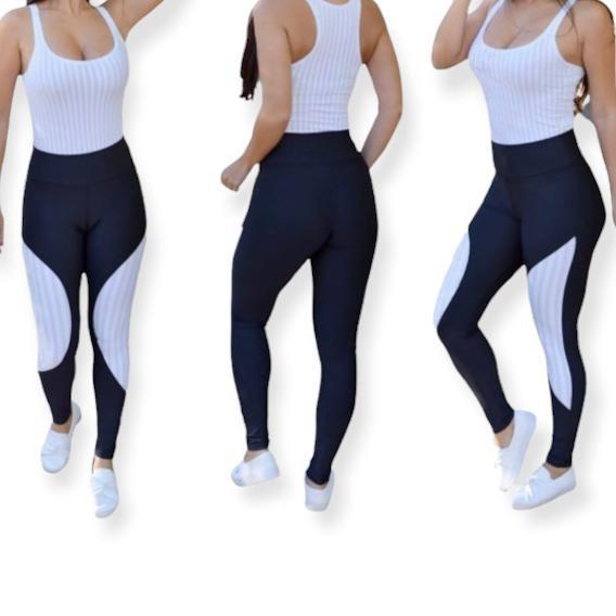 Imagem de Calça Leg Legging REDINHA Cintura Alta Fitness Treino Casual Corrida Academia Cores 654