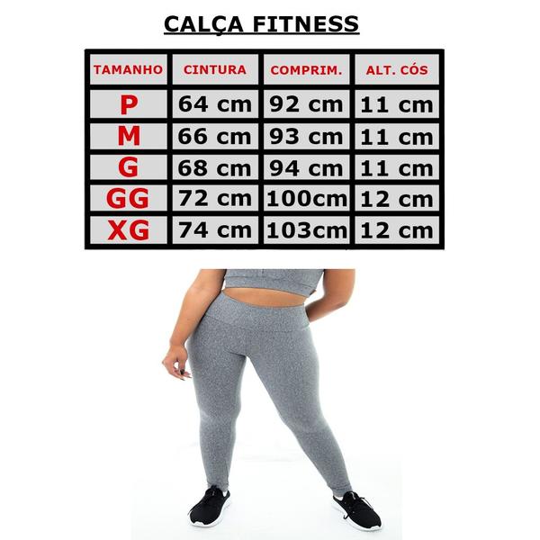 Calça Leggin Feminina Fitness de Academia Preto Esporte Corrida Treino Conforto - Alpina Footwear Imagem de Calça Leggin Feminina Fitness de Academia Preto Esporte Corrida Treino Conforto