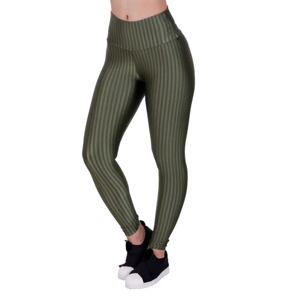 Imagem de Calça Legging 3D Cirrê Roupa de Academia Cintura Alta - LAURA