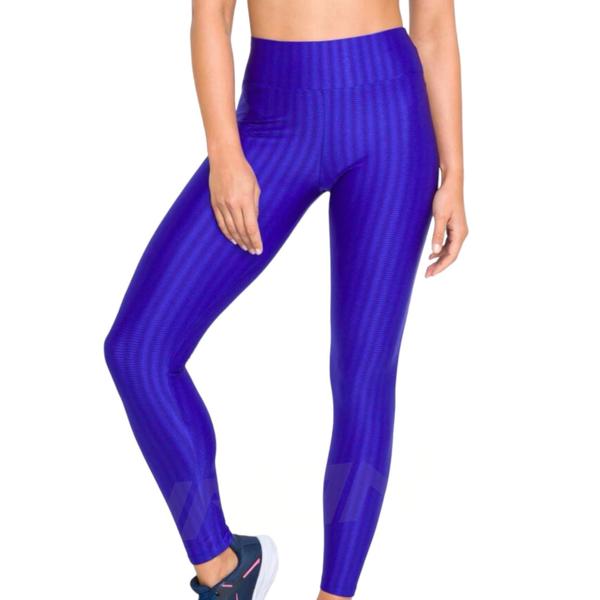 Imagem de Calça Legging 3D POLIAMIDA Leg Cós Alto Fitness Academia Yoga Corrida Feminina 566