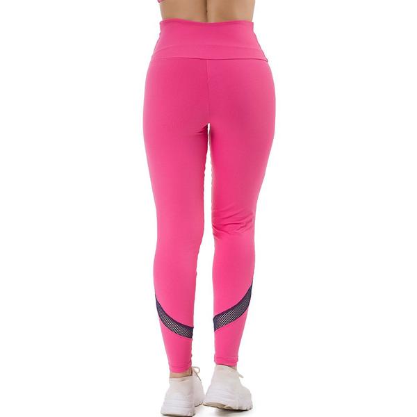 Imagem de Calça Legging Academia Com Detalhe Em Tela