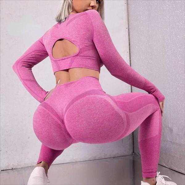 Imagem de Calça Legging Academia Levanta Bumbum Macacão Fitness Cintura Alta