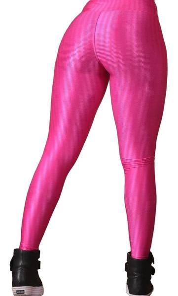 Imagem de Calça Legging Academia Plus Size Compressora Texturizada 3D Cintura Alta Anticelulite