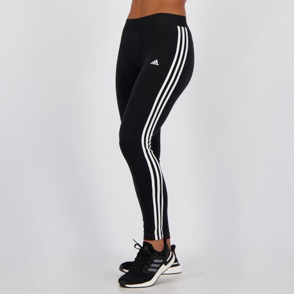 Imagem de Calça Legging Adidas 3 Stripes Feminina Preta