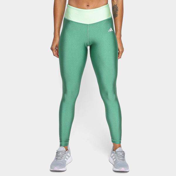 Calça Legging Adidas Latin Fit Colorblock Feminina Calça Legging Adidas Latin Fit Colorblock Feminina