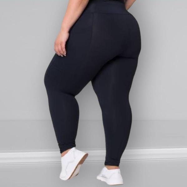 Imagem de Calça Legging Básica Feminina Plus Size