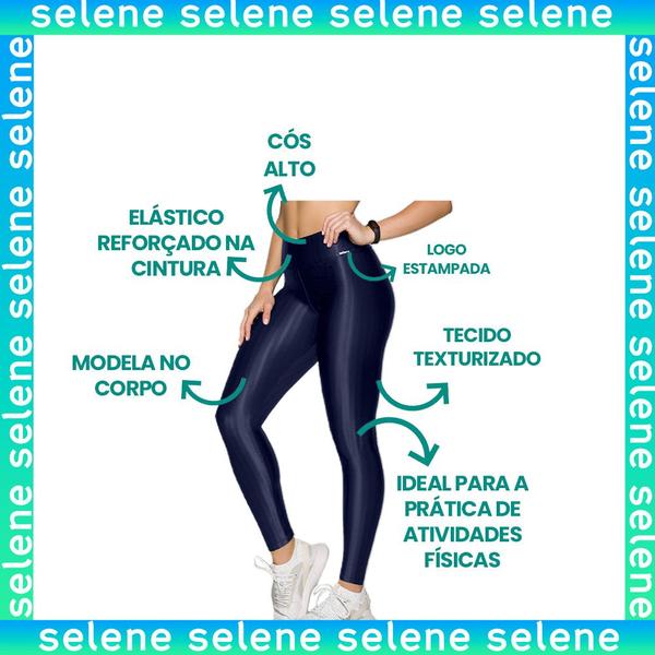 Imagem de Calça Legging Básica Fitness Fit Texturizada Com Efeito 3D