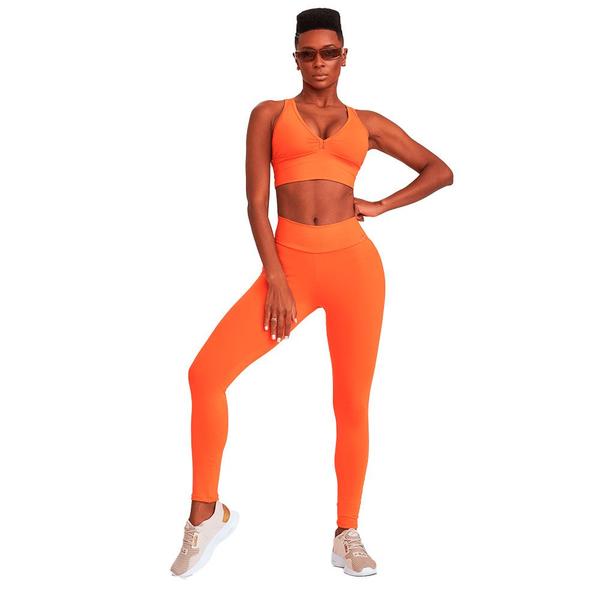 Imagem de Calça Legging Caju Brasil Nz Butt Lift Laranja