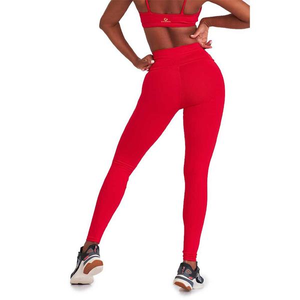 Imagem de Calça Legging Caju Brasil Nz Classic Cós Alto Vermelho