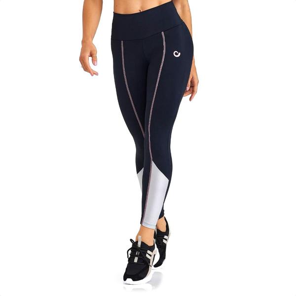 Imagem de Calça Legging Caju Brasil NZ Com Detalhe e Trancado Preto  - Feminino