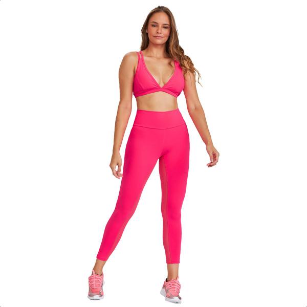 Imagem de Calca Legging Caju Brasil Silk Costas Pink Electra - Feminina