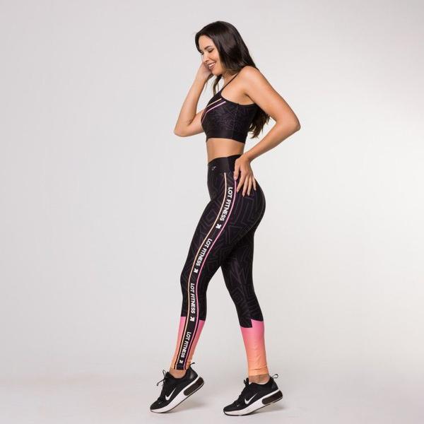 Imagem de Calça Legging Candy Suplex Estampada Degradê Fitness Feminin