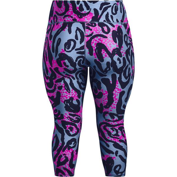 Imagem de Calça Legging Capri de Treino Plus Size Feminina Under Armour HeatGear Print