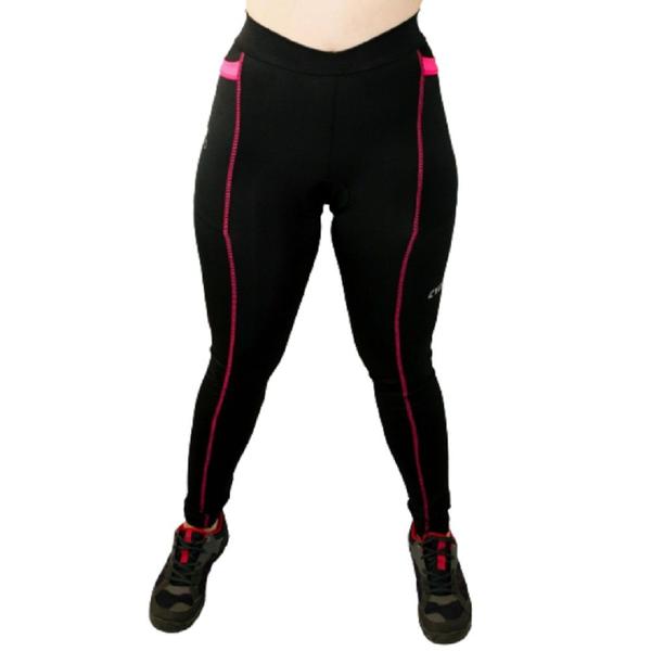 Imagem de Calça Legging Ciclista Feminina Bike Mtb Acolchoada C/bolsos