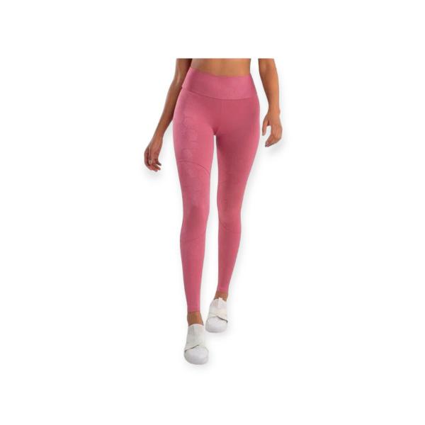 Imagem de Calça legging cintura  alta  fitness textura  she