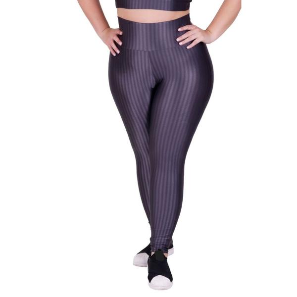 Imagem de Calça Legging Cintura Alta Plus Size de Academia Fitness 46 48 50 - LAURA